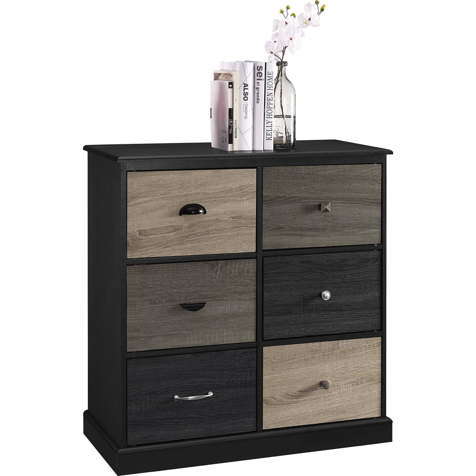 Ameriwood Home Mercer 6 Cube Storage Unit Multiple Colors