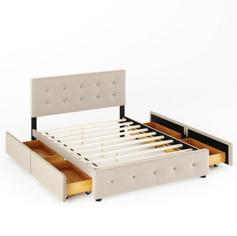 High Quality Simple Modern Storage Queen Platform Bed Frame King Size Bed  for Home Furniture - China Hotel Bed, Wooden Furniture