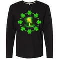 thumbnail image 3 of Inktastic St. Patricks Day Shamrocks and Hat Long Sleeve T-Shirt, 3 of 5