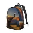 thumbnail image 2 of Daiia Yak Vintage Canvas Backpack for Men and Women ,Hiking Backpack,Travel Laptop Bag for School,Large Capacity Backpack, 2 of 8