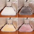 Luxury Square Soft Artificial Wool Sheepskin White Carpet