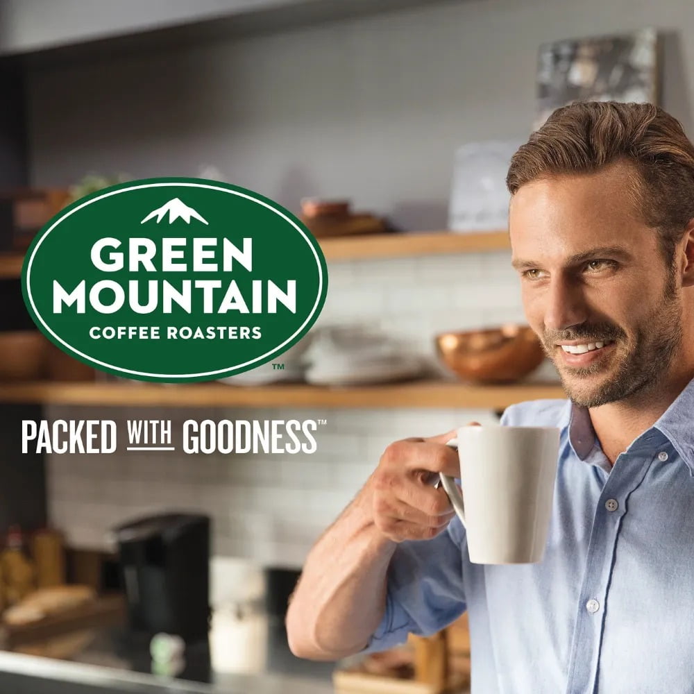 Green Mountain Coffee Hazelnut Decaf Keurig K-Cup pods, Light Roast Coffee, 48ct