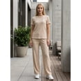 thumbnail image 2 of Conjunto Casual 3 Piezas Pantalón, Short y Blusa Versatilidad y Estilo para Mujer, 2 of 5