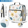 thumbnail image 2 of FORMRS Zipper Binder with Shoulder Strap 2-inch Ring 500 Sheet Capacity File Bag, Cute Floral, 2 of 5