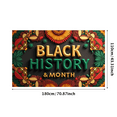 thumbnail image 7 of Yatrandify Colorful Design Black History Month Celebration Banner Decorative Elements Cultural Sign for Educational Events Community Gatherings School Decorations, 7 of 7