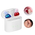 thumbnail image 1 of Tapones para los oídos，Diseño de auriculares con mejora de voz para hablar y escuchar música, dispositivo de auriculares de escucha personal digital, ajuste de volumen de 5 niveles, 1 of 6