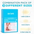 thumbnail image 6 of OK TAPE Blister Bandage,Waterproof Blister Prevention for Heel,20 Count(1.46in x 2.16in-5pcs,1.1in x 2.72in-5pcs,0.79in x 2.36in -10pcs), 6 of 8