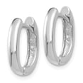 thumbnail image 2 of 14K White Gold Earring Hinged Huggie Women'S 8 mm 3, 2 of 4