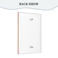 thumbnail image 4 of Panel de interruptores de pared con marco romano de cuero simple Broncos Switching Lights, interruptor de luz simple, doble o con tirador, 4 of 8