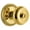 Lifetime Brass, variant on Grandeur Newbou_Sd_Na Newport Solid Brass Rose Single Dummy Door Knob - Grey