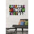 thumbnail image 2 of Erin Clark - Make Art Not War Wall Poster, 22.375" x 34", Framed, 2 of 3