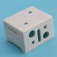 thumbnail image 5 of 1 Inch Blind Brackets White Profile Box Mounting Bracket Window Blinds Headrail Bracket (16), 5 of 10
