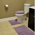 thumbnail image 5 of Garland Rug Grand Isle 3 Piece Nylon Washable Bathroom Rug Set Purple, 5 of 5