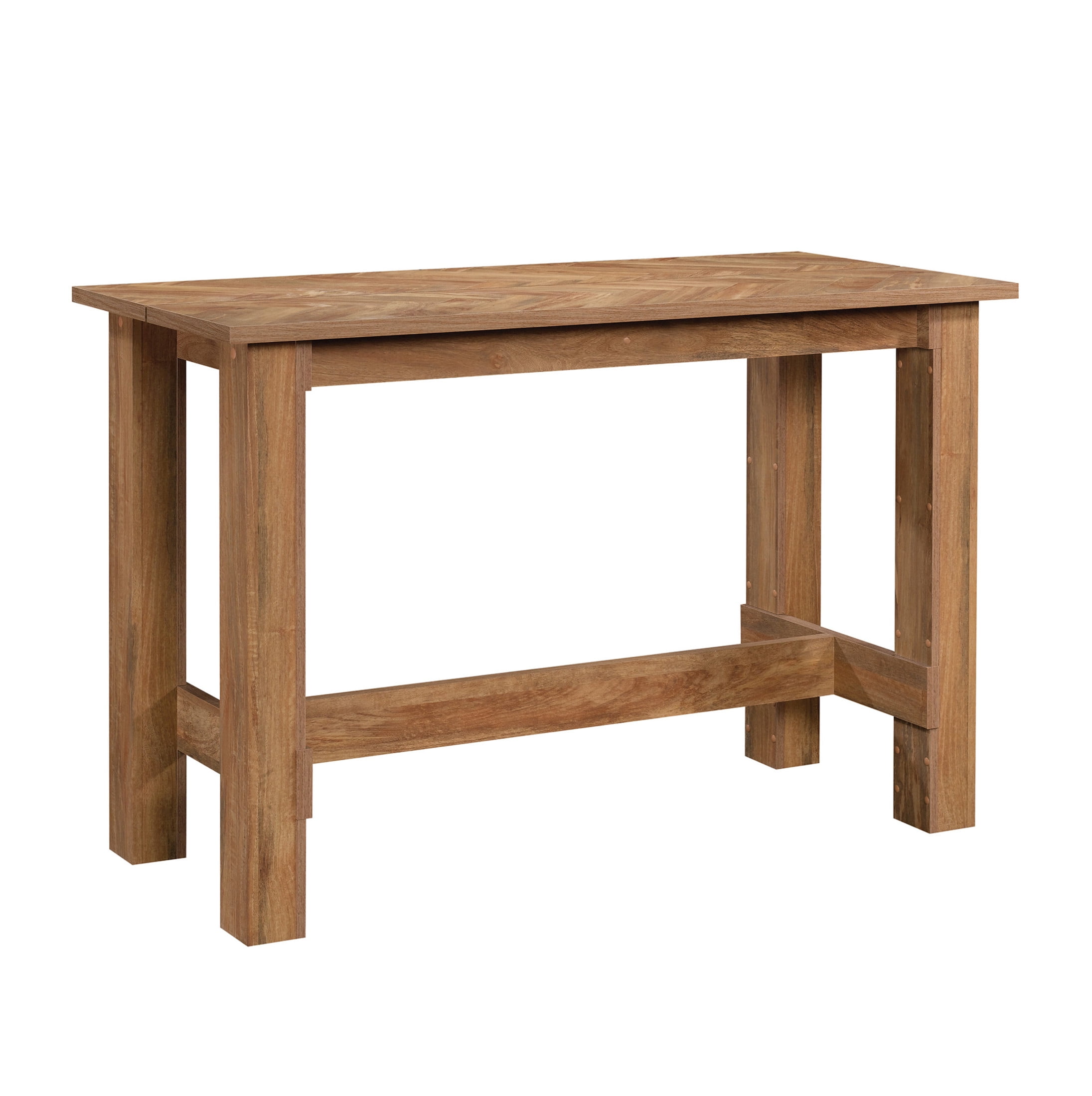 Sauder Boone Mountain Counter-Height Kitchen Dinette Table, Sindoori Mango Finish