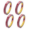 thumbnail image 1 of 4pcs Strong Permanent Double Sided Super Sticky Foam Tape Roll for Vehicle Car, Red 12MM x, 1 of 8