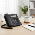 thumbnail image 2 of MOMOJIA Corded Landline Phone Big Button Household Hotel Business Desktop Landline Telephone for Office Home Hotel Guest Room, 2 of 13