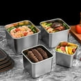 thumbnail image 1 of Contenedor de Acero Inoxidable para Conservar Alimentos Frescos, Hermético y a Prueba de Fugas, Tecnología de Conservación Al Vacío, Ideal para Preparar Comidas, Refrigerar, Hornear y Cocina, 1 of 2