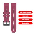 thumbnail image 4 of Correa de muñeca de silicona para correa de reloj Garmin Fenix ​​7 de 22 mm (rojo vino), 4 of 9