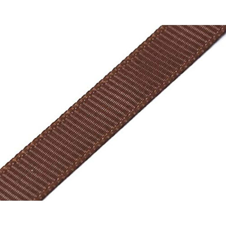 Brown Grosgrain Ribbon, 16mm Wide Brown Ribbon, 