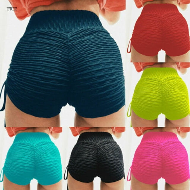 Las Mujeres De Levantamiento De Tope Corto Pantalones De Yoga Anti-Celulitis Leggings Suave Mediados De Cintura Fitness Cortospangjing