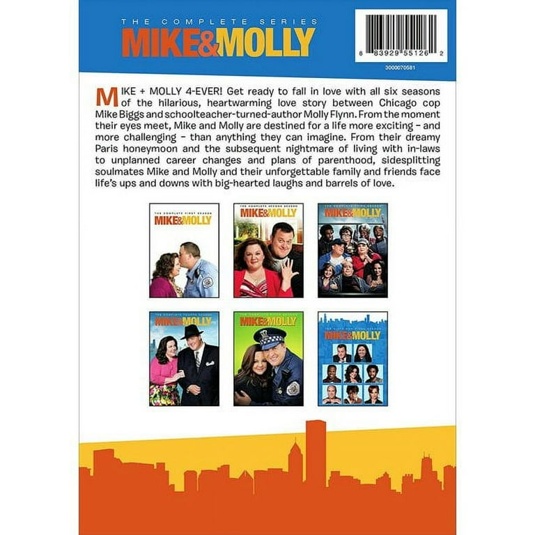 Mike and Molly: The Complete DVD Series Seasons 1-6, 17-Disc Set