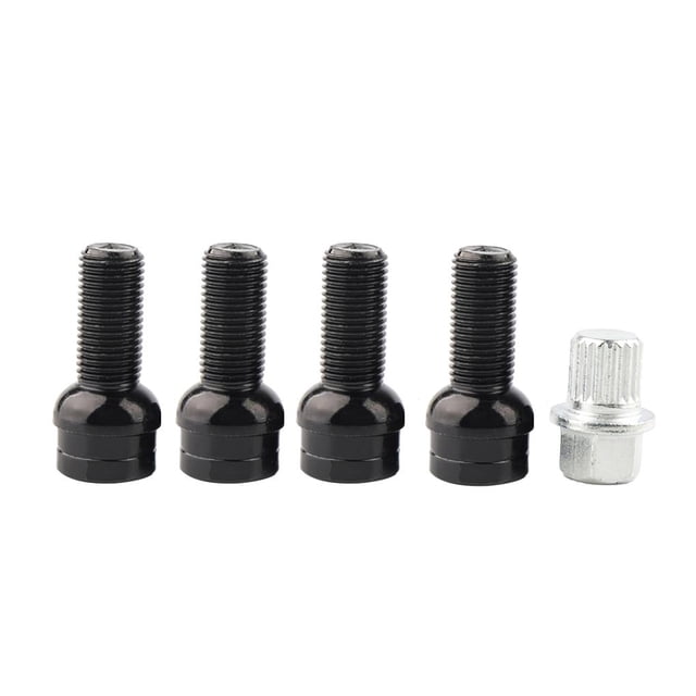 Speravity Nuevo juego de 5 uds de tuerca de seguridad para neumáticos, juego de tornillos antirrobo para coche, rueda de apertura distintiva, tornillo Vehículos, repuestos y accesorios Mis Speravity VI002830-00