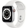 thumbnail image 2 of Restored Apple Watch Series 6 GPS + LTE w/ 44MM Silver Aluminum Case & White Sport Band (Refurbished), 2 of 2