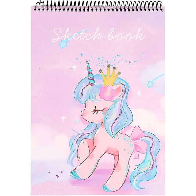 Sketch Book, 100 Pages (50 Sheets), Spiral Bound Artist Sketch Pad, Durable Acid Free Drawing Paper For Drawing, Painting, Sketching Or Doodlingpink1p