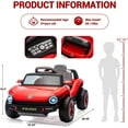 thumbnail image 5 of Telyswee Ride On Car Electric Toy Car for Kids, Toddler Electric Vehicle with Parental Remote, Lights, USB, Horn, Music, 4 Wheeler for Boy Girl, 5 of 8