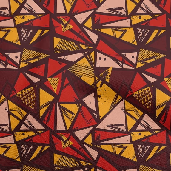 oneOone Cotton Poplin Maroon Fabric Abstracts Sewing Craft Projects Fabric Prints By Yard 56 Inch Wide