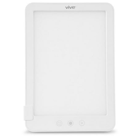 Vive Light Therapy Lamp - 10000 Lux UV-Free Sun Lamp - LED Artificial Sunlight - Vitamin D Happy Light