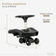 thumbnail image 5 of Evolur Cruise Swing Rider Scooter in Black, 5 of 7