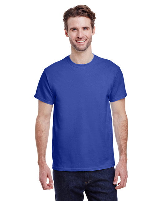 Gildan G500 Adult Unisex Neon Blue Heavy Cotton T-Shirts, in Size 3XL ...