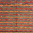thumbnail image 1 of Ahgly Company Indoor Square Contemporary Dark Almond Brown Oriental Area Rugs, 5' Square, 1 of 6