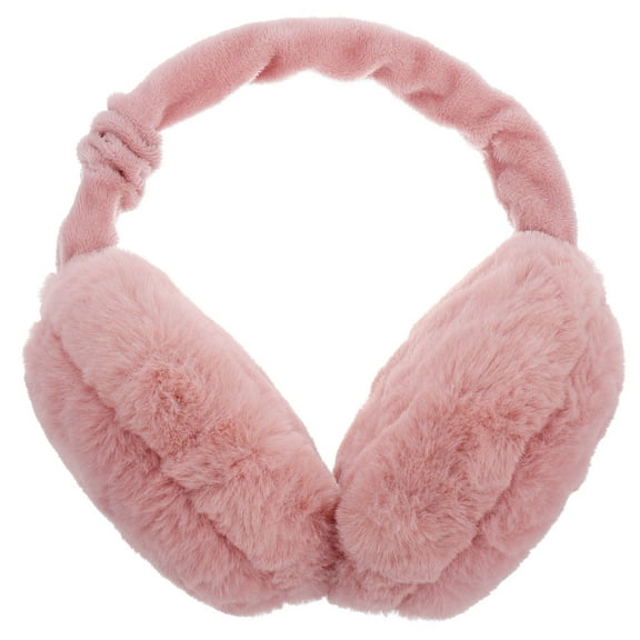Raindrops Earmuff Winter Warmth Protection Plush Pink 15x5.5x4.7in 1Pcs Girls