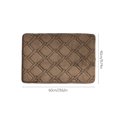 thumbnail image 2 of Hgallory Polyester Thick Floor Mats for Bedroom Living Room, Non-Slip Absorbent Floor Rugs for Entrance Sofa side, Simple Style Home Decor Solid Color Doormat, 16"x24", 1 Pack, Coffee, Rectangle, 2 of 9