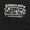 thumbnail image 2 of Puerto Rico Fun Map Unisex Graphic Tee For Men & Women, 2 of 7
