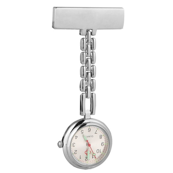 LEORX Nurse Pocket Watch Portable Pocket Watch Stainless Steel 1Set Detail Night Readability