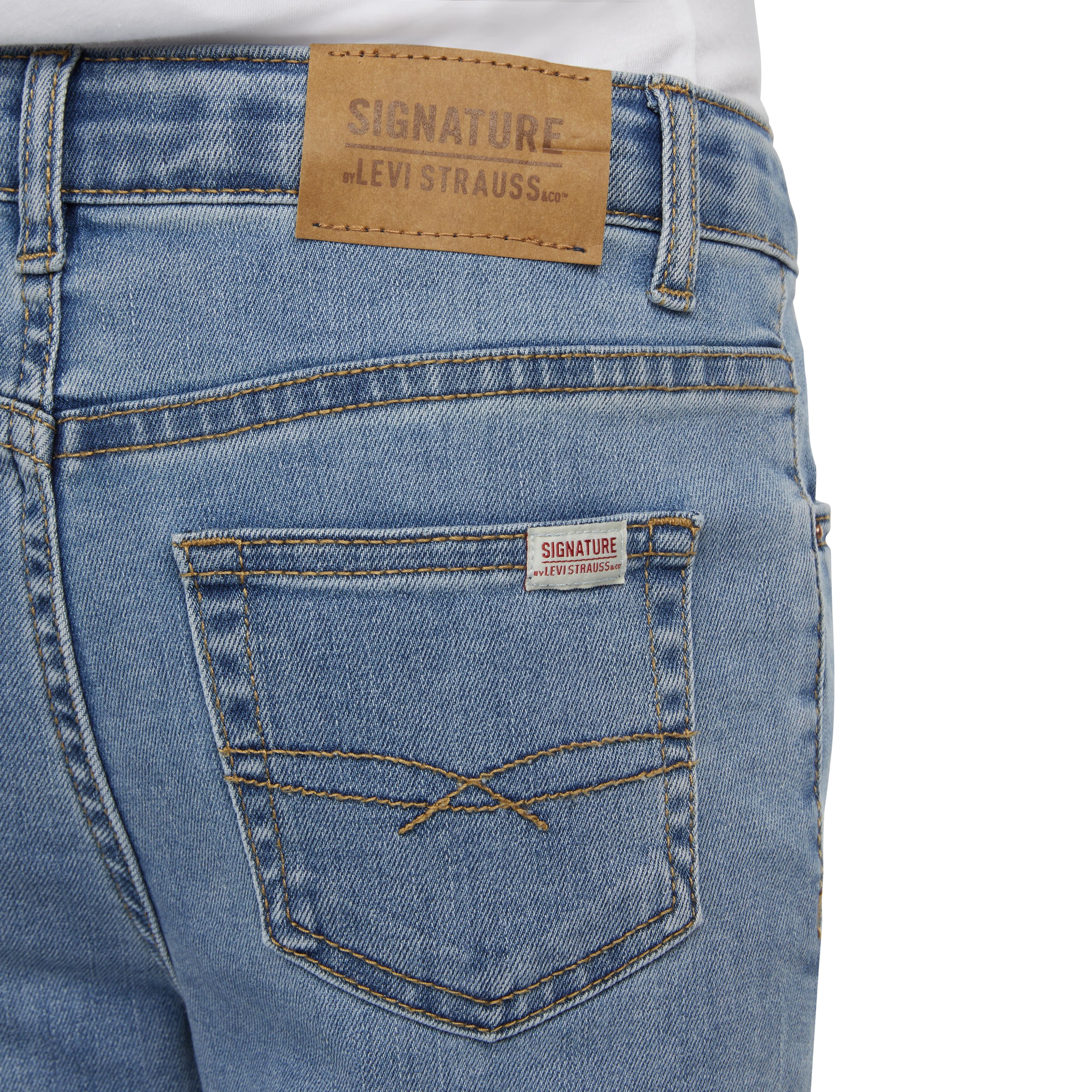 Levi Strauss Signature Girls High Rise Super Skinny Jeans, Sizes 5-18
