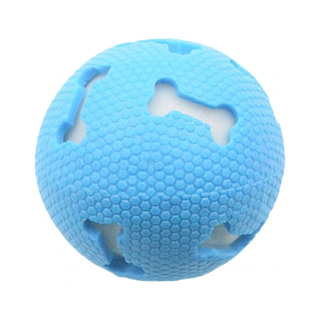 Wzzjkit Dog Teeth Toy Dog, Pet Daily Supplies, Pet Toy Ball, Golden Ball Hound,Hollow Shape Throwing Game Ball
