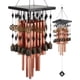 thumbnail image 1 of Campana de viento de tubo múltiple de metal de tubo de aluminio campana de cobre rojo antiguo hogar balcón al aire libre colgante tubo de cobre campana de viento campana de bronce decoración campana d, 1 of 5