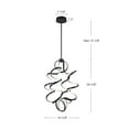 thumbnail image 5 of CH93934-AS-Kuzco Lighting-Synergy - 107W LED Chandelier-34.63 Inches Tall and 23.63 Inches Wide-Antique Silver Finish, 5 of 5