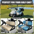thumbnail image 4 of Pzuqiu Guatemala Flag Golf Cart Seat Covers 2 Piece Golf Cart Seat Towel Blanket Fits All EZGO Club Car and More Golf Carts Breathable Non-Slip Keeps Seats Clean and Comfortable, 4 of 7