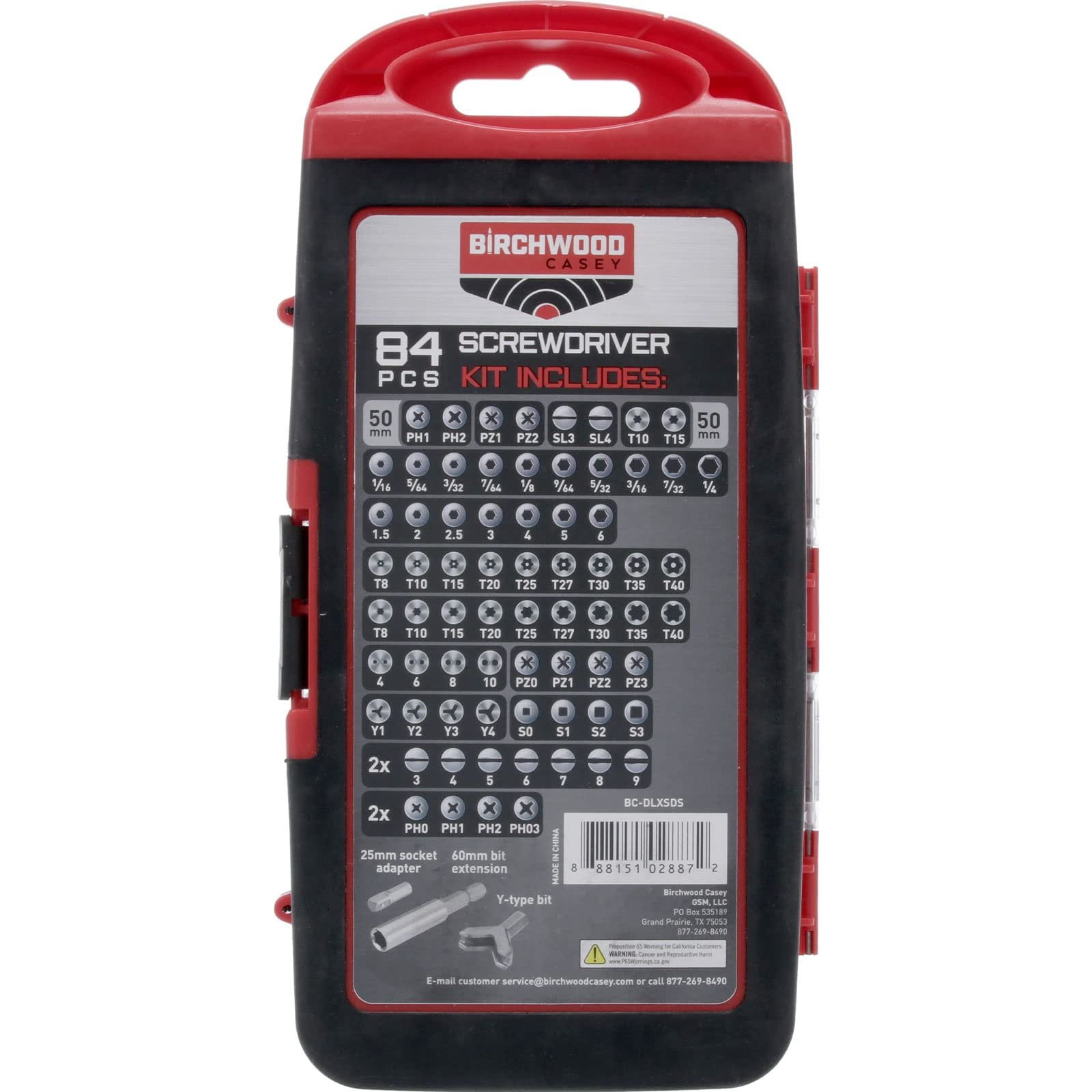 Birchwood Casey 84 Piece Master Gunsmithing Screwdriver Set