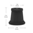 thumbnail image 5 of IonVac Turbo CarVac Vacuum Filter Replacement Kit, 4-Pack, 5 of 5