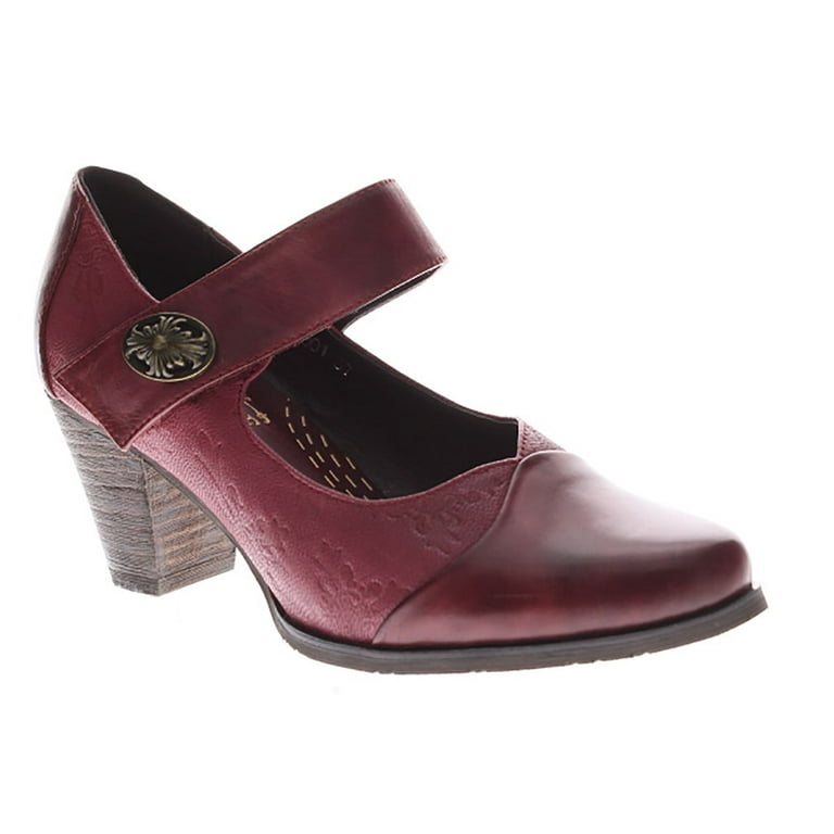 Spring Step Women s NAPOLEON Red Heels Pumps 37 M EU 6.5 7 M
