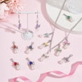 thumbnail image 5 of Plastic Pearl & Acrylic Pendant Decoration with Alloy Lobster Claw Clasps Angel Mixed Color 45mm 24pcs/set, 5 of 6
