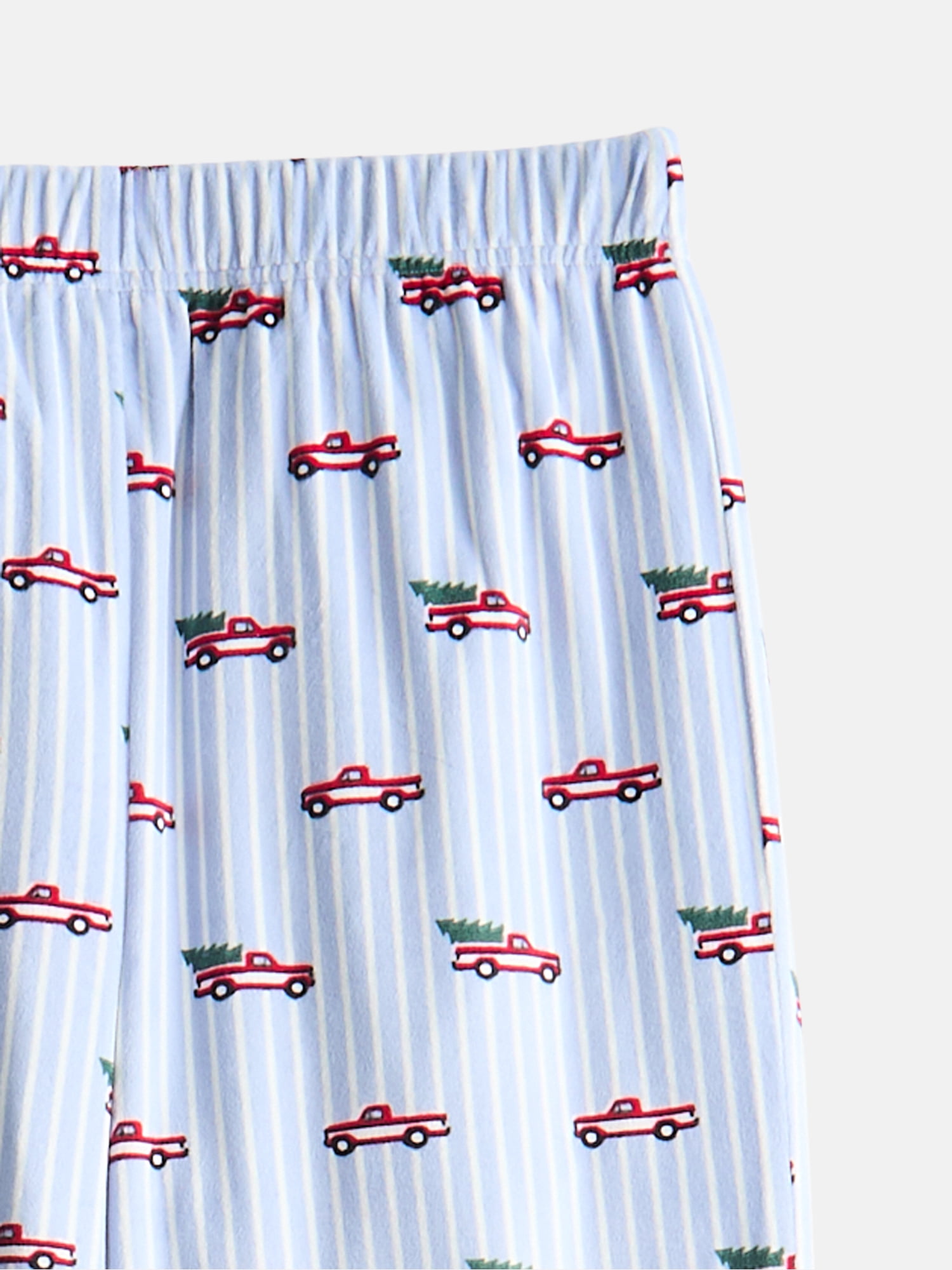 Wonder Nation Boys Button Front Pajama Top and Pants Set, 2-Piece, Sizes 4-18
