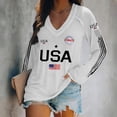 thumbnail image 2 of AHMOMEI 250 Anniversary USA Shirt Women's 1776-2026 USA 250th Anniversary Long Sleeve 4th of July Cute Sweatshirts for Women, 2 of 5