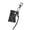 Black leather and be, variant on Retro Designs Leather Keychain with Protective Lighter Holder for Fashionistas